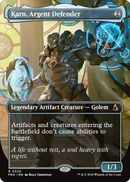 Karn, Argent Defender (Borderless) [Reality Fracture] - The Mythic Store | 24h Order Processing