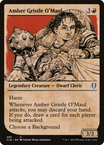 Amber Gristle O'Maul (Showcase) [Commander Legends: Battle for Baldur's Gate] - The Mythic Store | 24h Order Processing