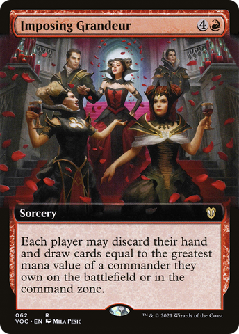 Imposing Grandeur (Extended Art) [Innistrad: Crimson Vow Commander] - The Mythic Store | 24h Order Processing