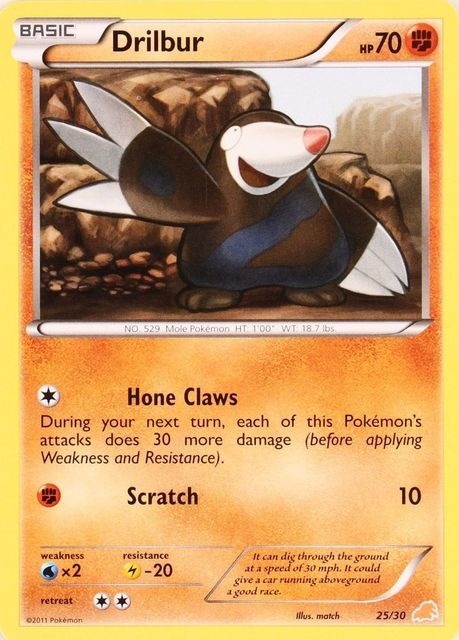 Drilbur (25/30) [Black & White: Trainer Kit - Excadrill] - The Mythic Store | 24h Order Processing