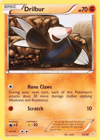 Drilbur (25/30) [Black & White: Trainer Kit - Excadrill] - The Mythic Store | 24h Order Processing