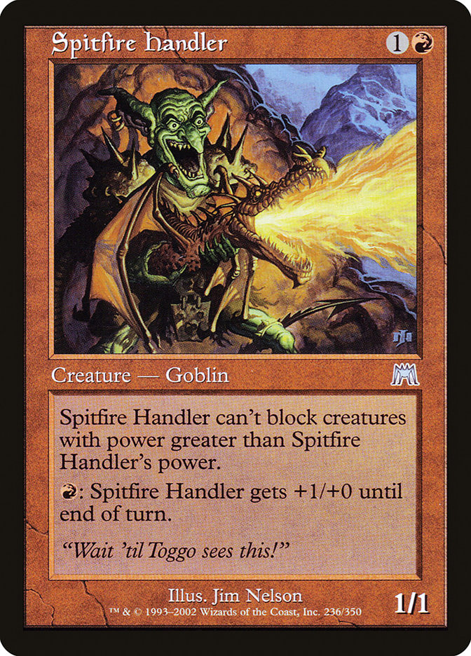 Spitfire Handler [Onslaught] - The Mythic Store | 24h Order Processing
