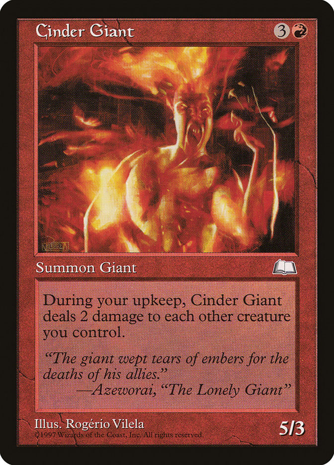 Cinder Giant [Weatherlight] - The Mythic Store | 24h Order Processing