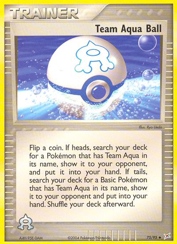 Team Aqua Ball (75/95) [EX: Team Magma vs Team Aqua] - The Mythic Store | 24h Order Processing