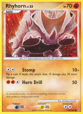 Rhyhorn (122/147) [Platinum: Supreme Victors] - The Mythic Store | 24h Order Processing