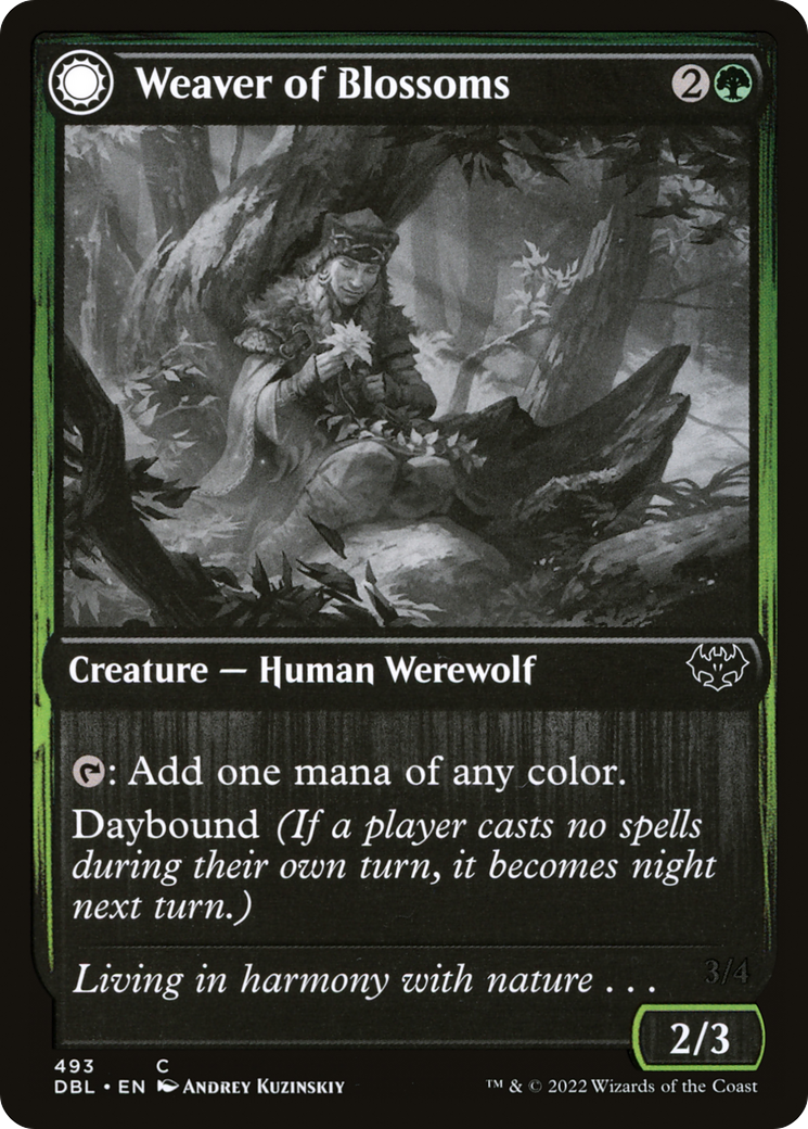 Weaver of Blossoms // Blossom-Clad Werewolf [Innistrad: Double Feature] - The Mythic Store | 24h Order Processing