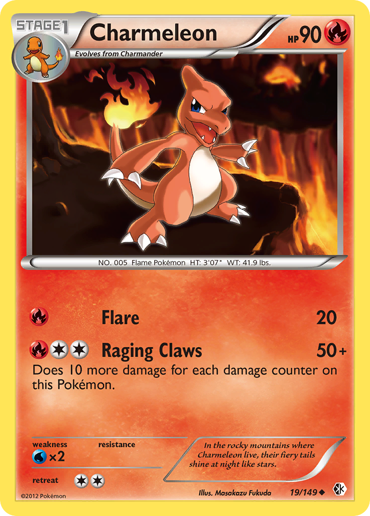 Charmeleon (19/149) [Black & White: Boundaries Crossed] - The Mythic Store | 24h Order Processing