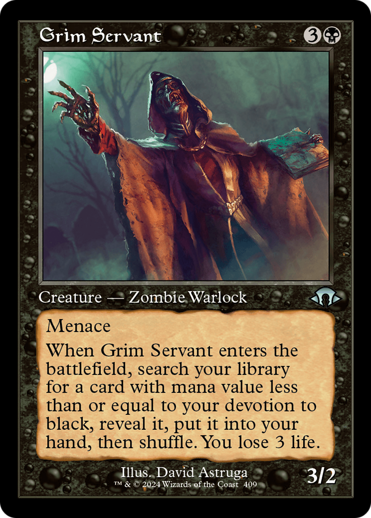 Grim Servant (Retro) [Modern Horizons 3] - The Mythic Store | 24h Order Processing