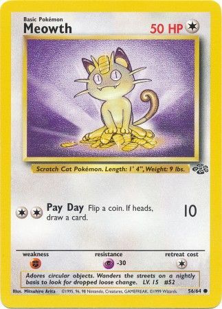 Meowth (56/64) [Jungle Unlimited] - The Mythic Store | 24h Order Processing