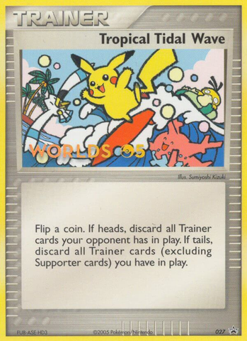 Tropical Tidal Wave (027) [Nintendo: Black Star Promos] - The Mythic Store | 24h Order Processing