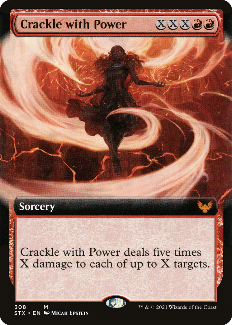 Crackle with Power (Extended Art) [Strixhaven: School of Mages] - The Mythic Store | 24h Order Processing