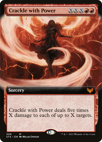 Crackle with Power (Extended Art) [Strixhaven: School of Mages] - The Mythic Store | 24h Order Processing