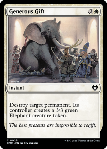 Generous Gift [Commander Masters] - The Mythic Store | 24h Order Processing