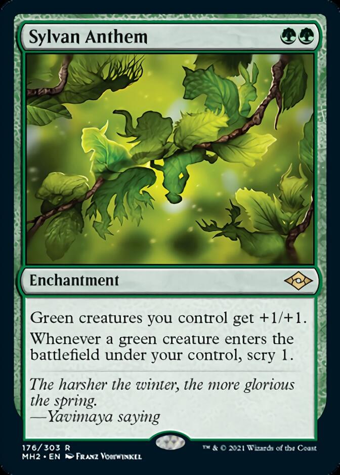 Sylvan Anthem [Modern Horizons 2] - The Mythic Store | 24h Order Processing