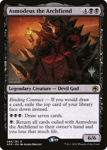 Asmodeus the Archfiend (Promo Pack) [Dungeons & Dragons: Adventures in the Forgotten Realms Promos] - The Mythic Store | 24h Order Processing