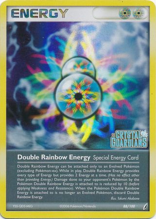 Double Rainbow Energy (88/100) (Stamped) [EX: Crystal Guardians] - The Mythic Store | 24h Order Processing