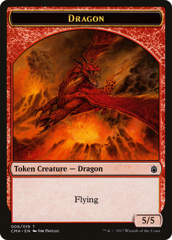 Dragon Token [Commander Anthology Tokens] - The Mythic Store | 24h Order Processing