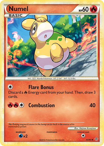 Numel (35/95) [HeartGold & SoulSilver: Unleashed] - The Mythic Store | 24h Order Processing