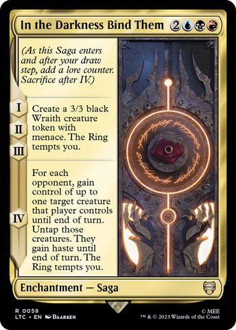 In the Darkness Bind Them [The Lord of the Rings: Tales of Middle-Earth Commander] - The Mythic Store | 24h Order Processing