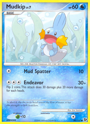 Mudkip (80/106) [Diamond & Pearl: Great Encounters] - The Mythic Store | 24h Order Processing