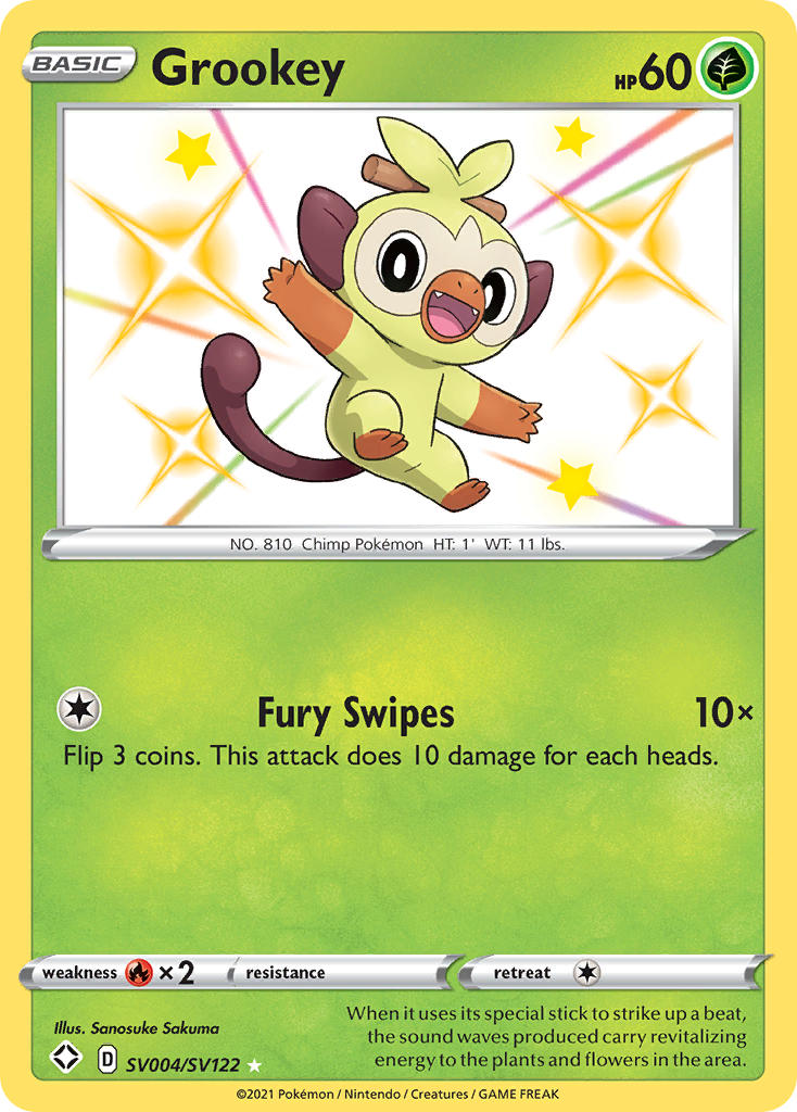 Grookey (SV004/SV122) [Sword & Shield: Shining Fates] - The Mythic Store | 24h Order Processing