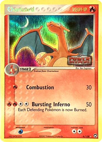 Charizard (6/108) (Stamped) [EX: Power Keepers] - The Mythic Store | 24h Order Processing