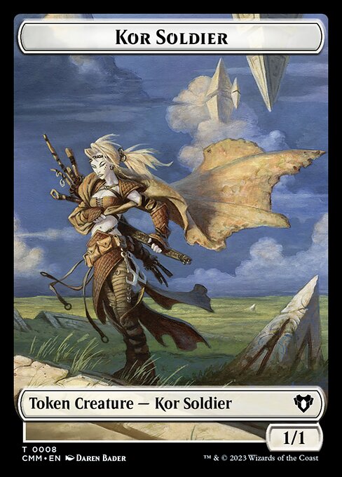 Eldrazi // Kor Soldier Double-Sided Token [Commander Masters Tokens] - The Mythic Store | 24h Order Processing