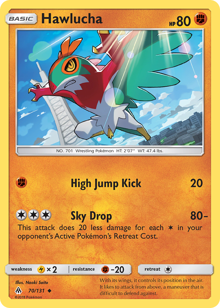 Hawlucha (70/131) [Sun & Moon: Forbidden Light] - The Mythic Store | 24h Order Processing