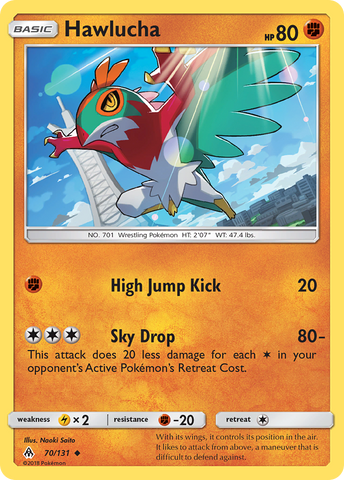 Hawlucha (70/131) [Sun & Moon: Forbidden Light] - The Mythic Store | 24h Order Processing