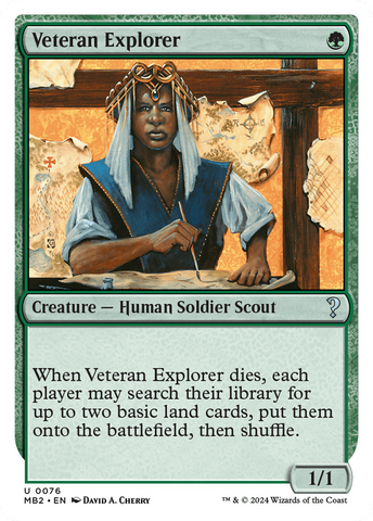 Veteran Explorer (White Border) [Mystery Booster 2] - The Mythic Store | 24h Order Processing