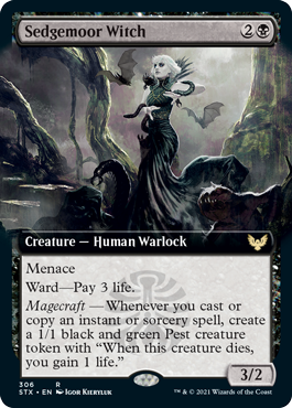 Sedgemoor Witch (Extended Art) [Strixhaven: School of Mages] - The Mythic Store | 24h Order Processing