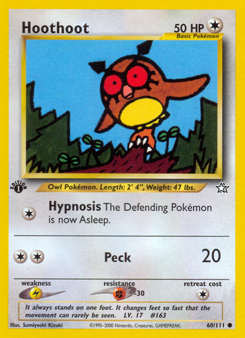 Hoothoot (60/111) [Neo Genesis 1st Edition] - The Mythic Store | 24h Order Processing