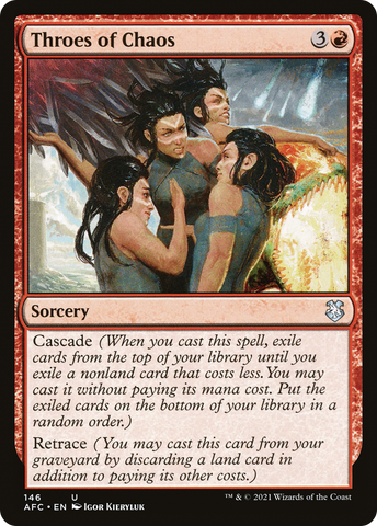 Throes of Chaos [Dungeons & Dragons: Adventures in the Forgotten Realms Commander] - The Mythic Store | 24h Order Processing