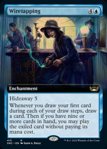 Wiretapping (Extended Art) [Streets of New Capenna] - The Mythic Store | 24h Order Processing