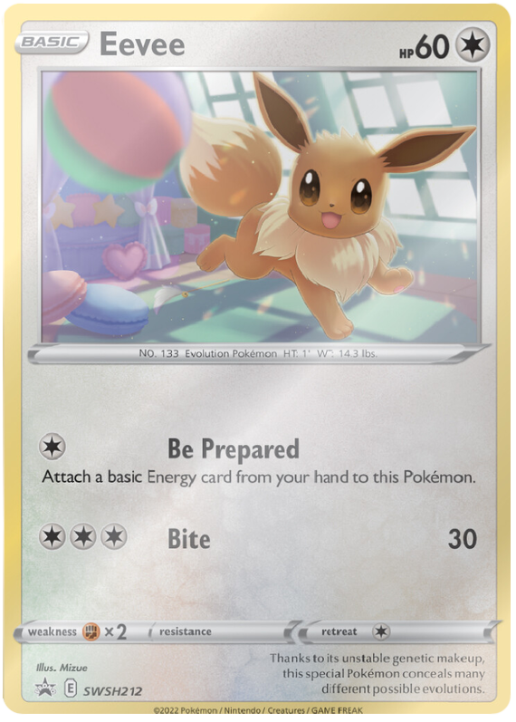 Eevee (SWSH212) [Sword & Shield: Black Star Promos] - The Mythic Store | 24h Order Processing