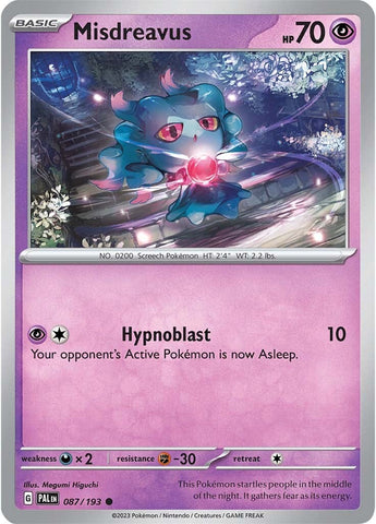 Misdreavus (087/193) [Scarlet & Violet: Paldea Evolved] - The Mythic Store | 24h Order Processing