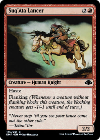 Suq'Ata Lancer [Dominaria Remastered] - The Mythic Store | 24h Order Processing