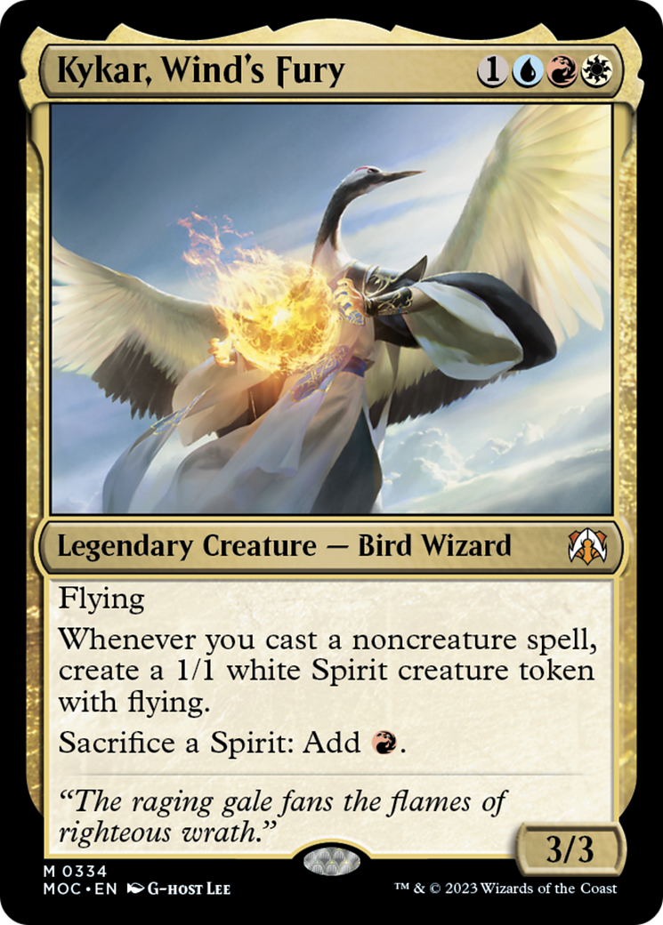 Kykar, Wind's Fury [March of the Machine Commander] - The Mythic Store | 24h Order Processing