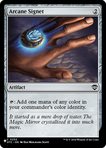 Arcane Signet (OTC) [The List] - The Mythic Store | 24h Order Processing