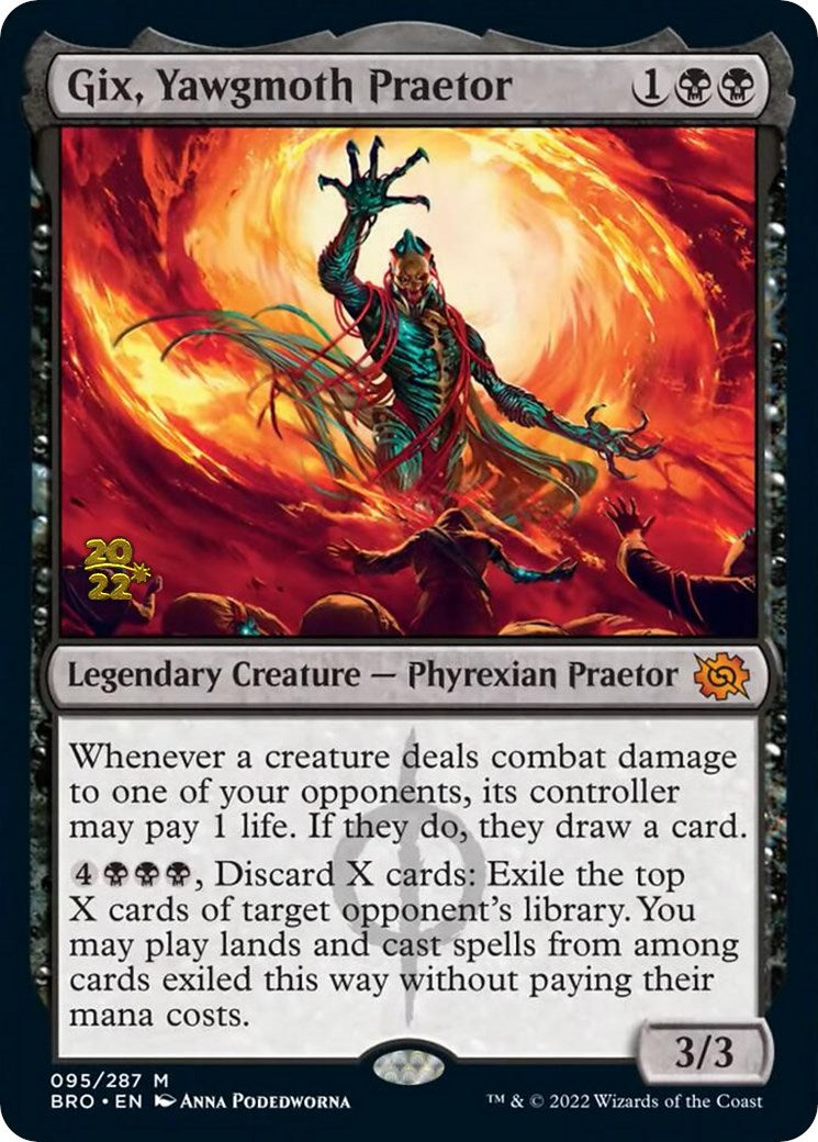 Gix, Yawgmoth Praetor [The Brothers' War Prerelease Promos] - The Mythic Store | 24h Order Processing