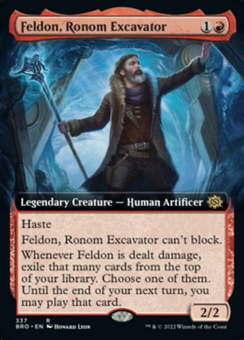 Feldon, Ronom Excavator (Extended Art) [The Brothers' War] - The Mythic Store | 24h Order Processing