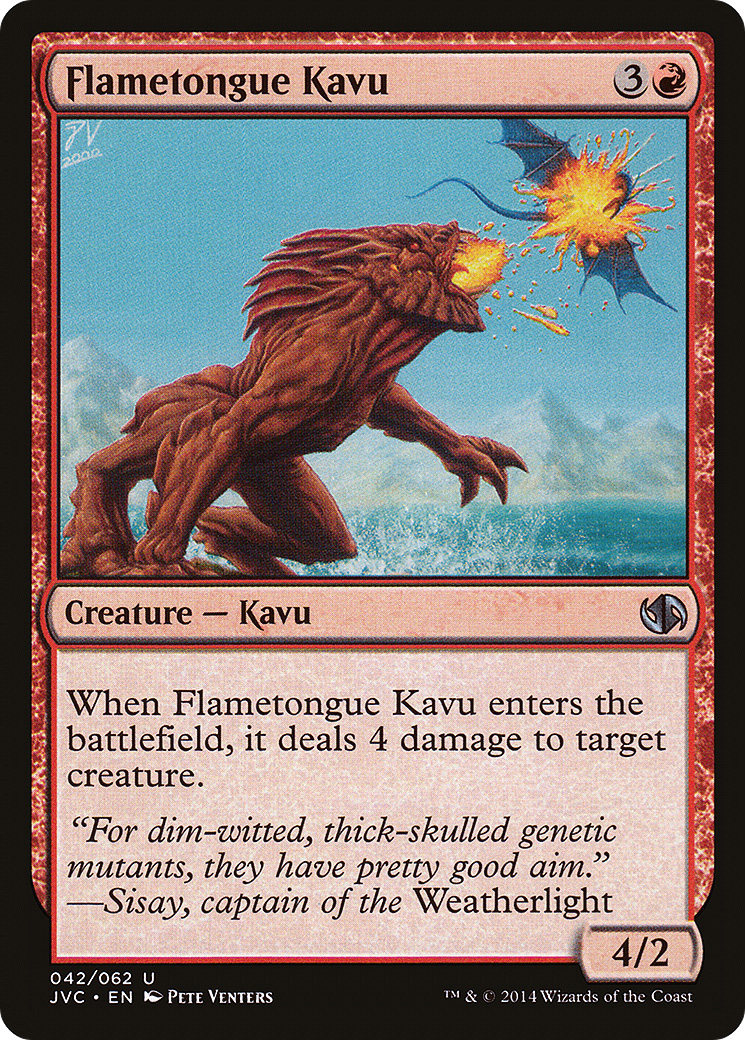Flametongue Kavu [Duel Decks Anthology] - The Mythic Store | 24h Order Processing