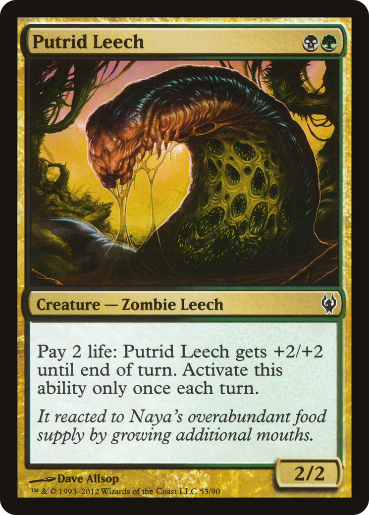 Putrid Leech [Duel Decks: Izzet vs. Golgari] - The Mythic Store | 24h Order Processing