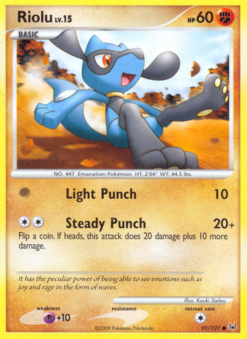 Riolu (91/127) [Platinum: Base Set] - The Mythic Store | 24h Order Processing