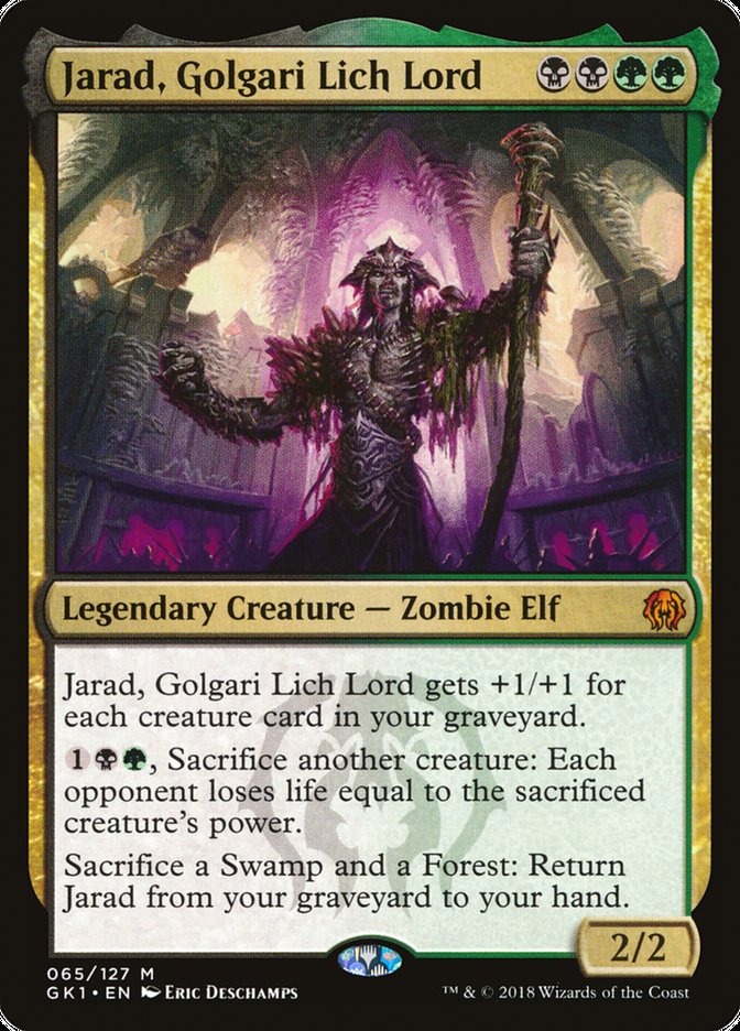 Jarad, Golgari Lich Lord [Guilds of Ravnica Guild Kit] - The Mythic Store | 24h Order Processing