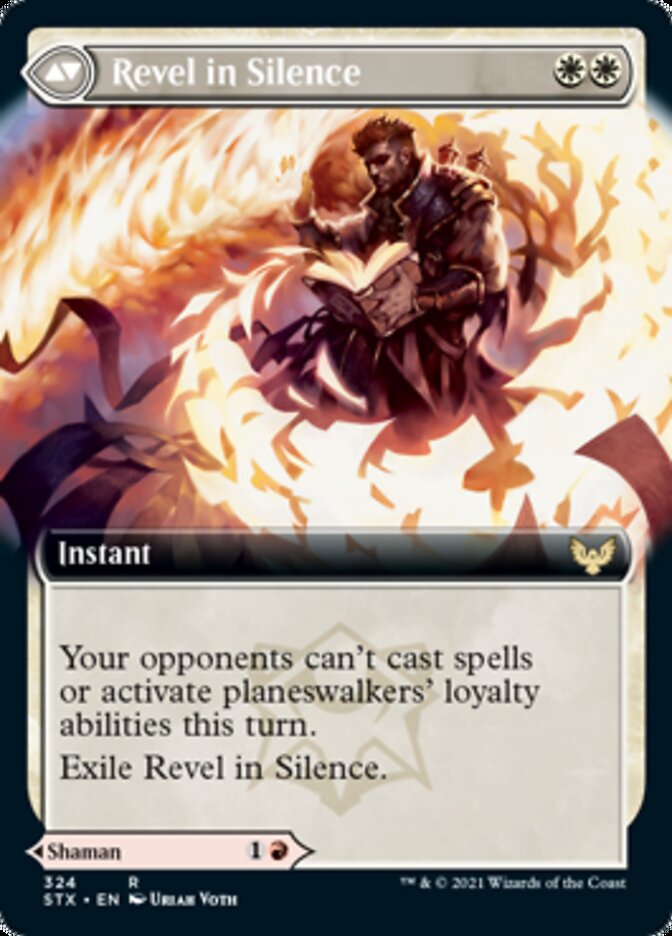 Flamescroll Celebrant // Revel in Silence (Extended Art) [Strixhaven: School of Mages] - The Mythic Store | 24h Order Processing