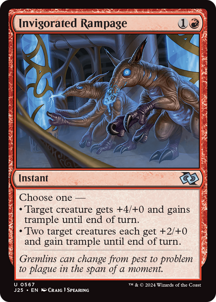 Invigorated Rampage [Foundations Jumpstart] - The Mythic Store | 24h Order Processing