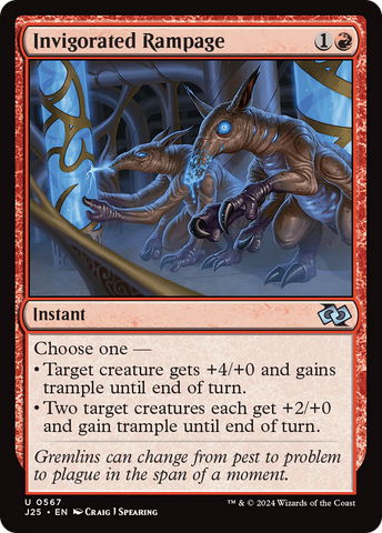 Invigorated Rampage [Foundations Jumpstart] - The Mythic Store | 24h Order Processing