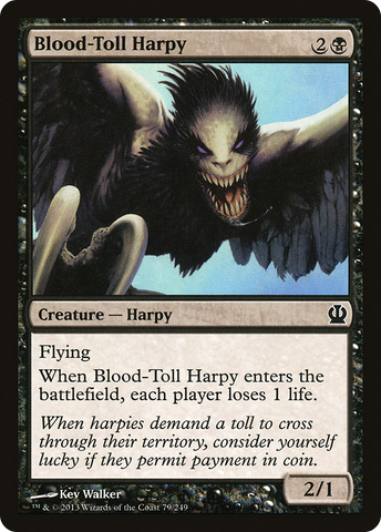Blood-Toll Harpy [Theros] - The Mythic Store | 24h Order Processing