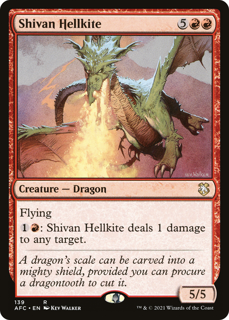 Shivan Hellkite [Dungeons & Dragons: Adventures in the Forgotten Realms Commander] - The Mythic Store | 24h Order Processing